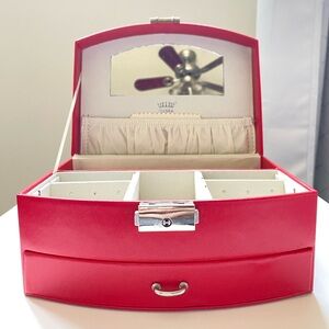 Red Jewelry Organizer Box